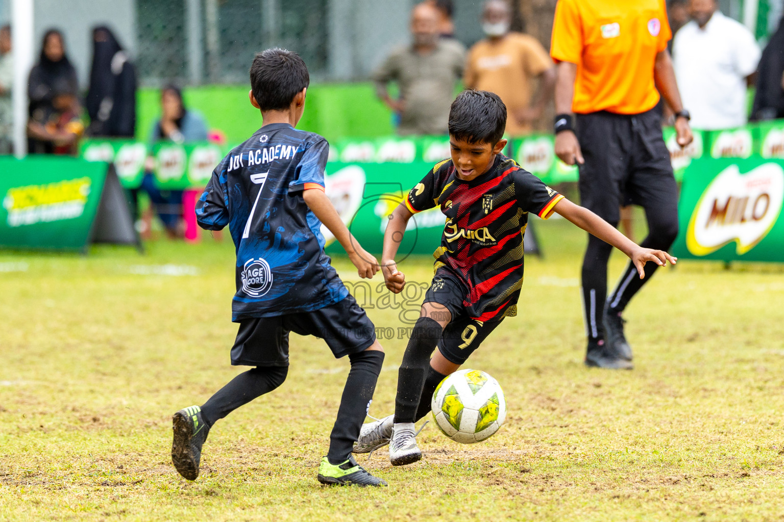 Day 1 of MILO SVAM Juniors 2025 (U-8) was held at Henveiru Stadium in Male', Maldives on Thursday, 26th June 2025. Photos: Mohamed Mahfooz Moosa / images.mv
