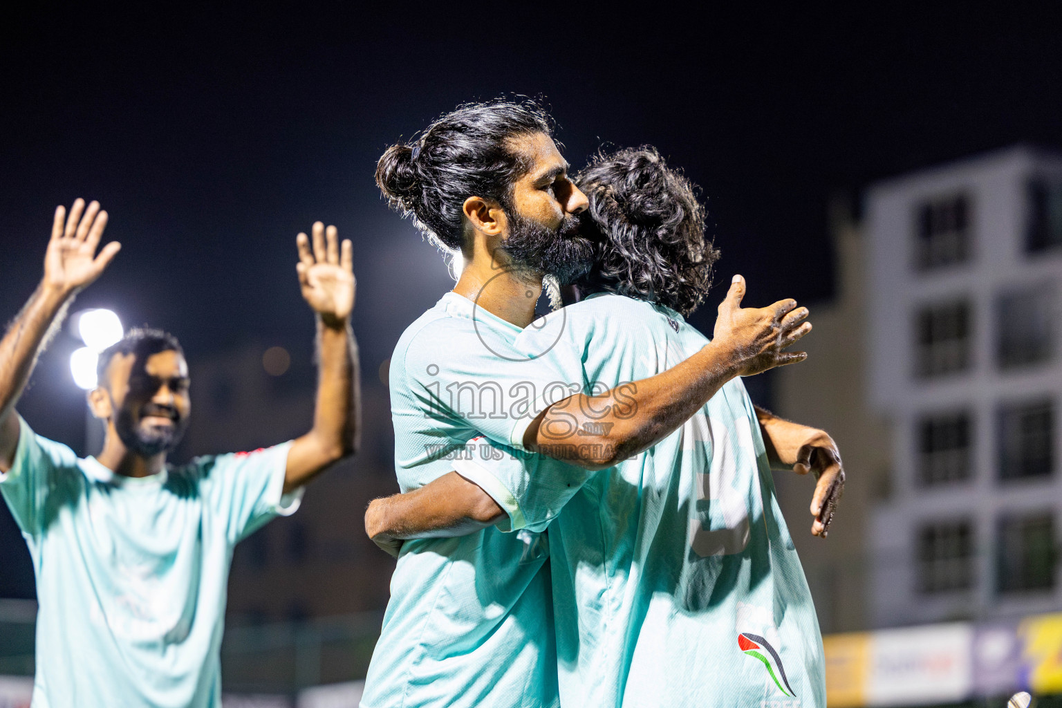 Lh Hinnavaru vs Lh Naifaru in Day 15 of Golden Futsal Challenge 2025 was held on Sunday, 19th January 2025, in Hulhumale', Maldives. Photos: Nausham Waheed / images.mv