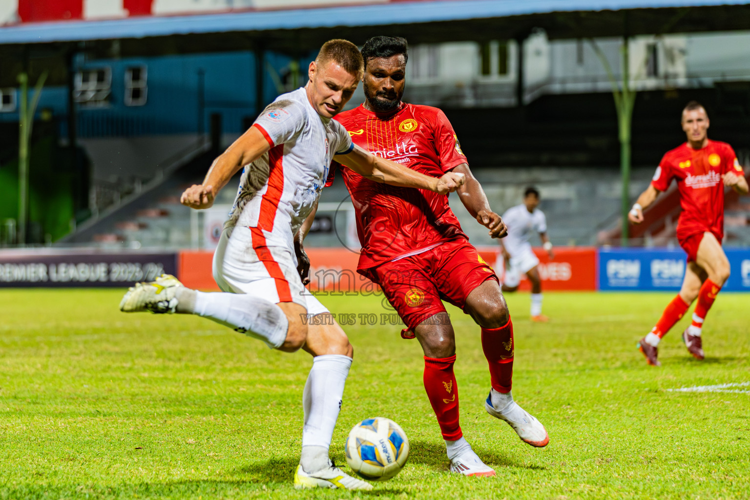 ODI Sport Club vs Victory Sports Club in Dhivehi Premier League 2025/26 held in National Football Stadium, Male', Maldives on Thursday, 2nd October 2025. Photos: Areef Adam / Images.mv