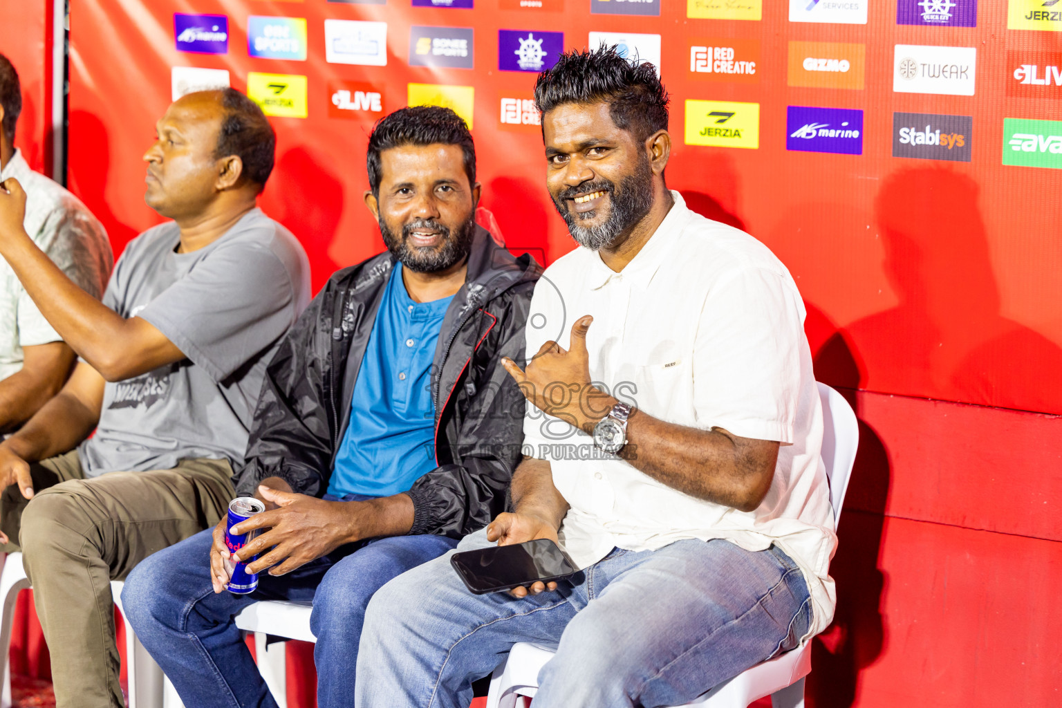 L Isdhoo VS L Maabaidhoo in Atoll Round Semi-Final on Day 22 of Golden Futsal Challenge 2025 was held on Sunday , 26th January 2025, in Hulhumale', Maldives. Photos: Nausham Waheed / images.mv