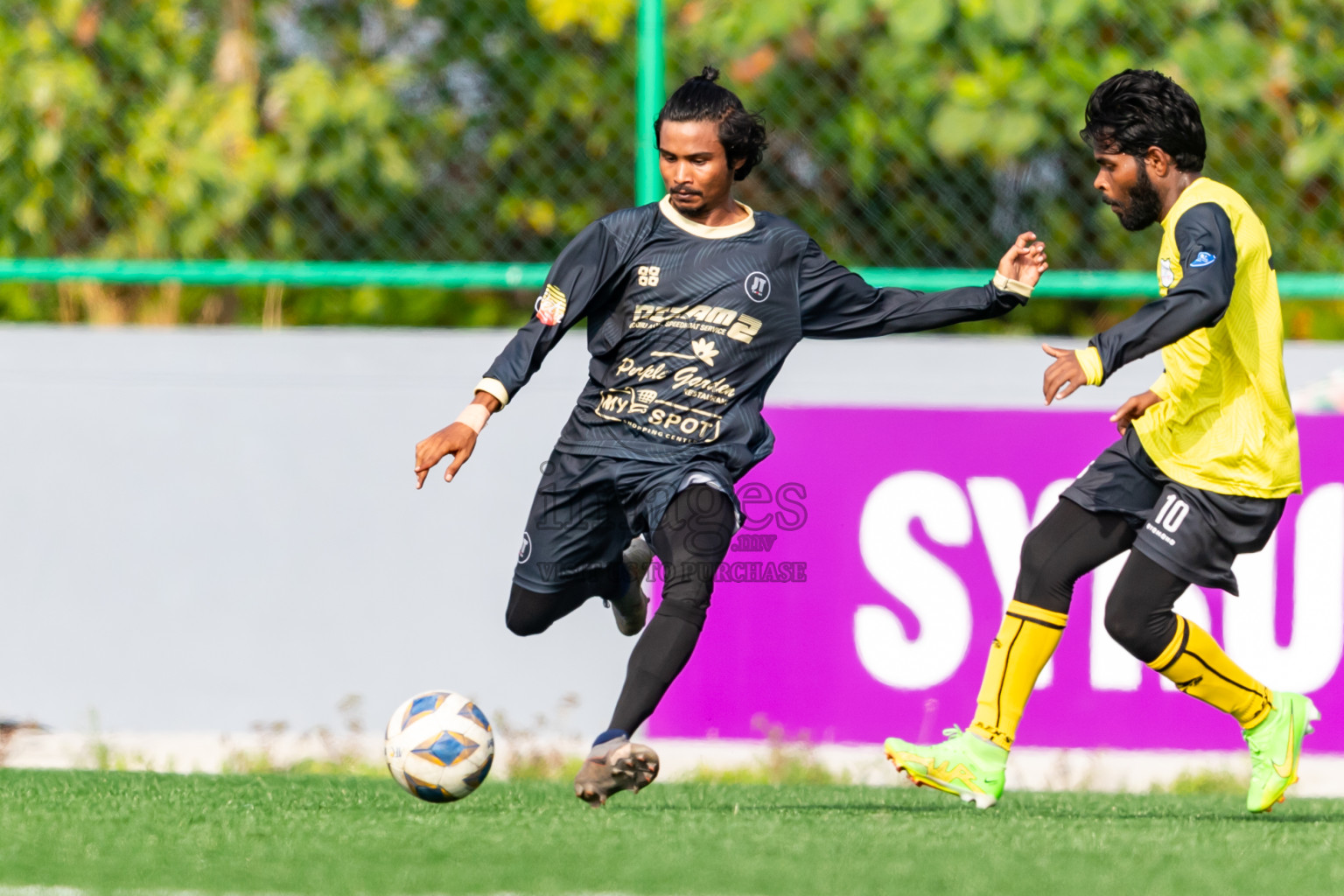 JT Sports vs Kanmathi Juniors from Final of Manadhoo Council Cup 2024 in N Manadhoo Maldives on Tuesday, 27th February 2023. Photos: Nausham Waheed / images.mv