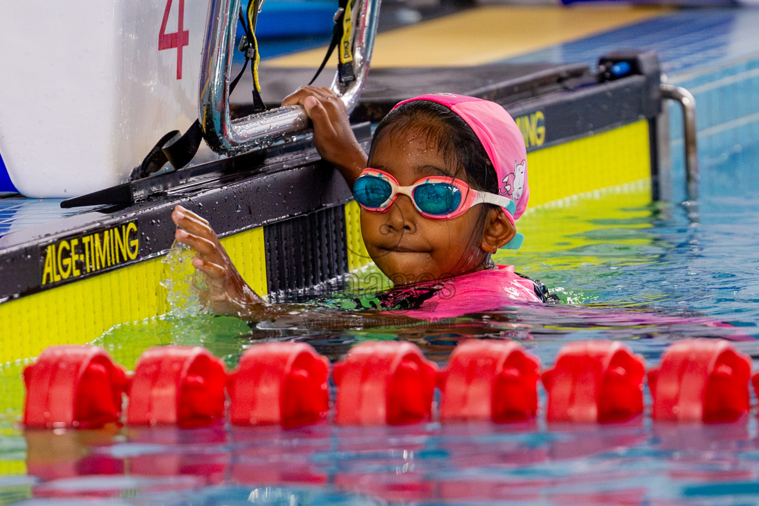 Day 1 of BML 5th National Swimming Kids Festival 2024 held in Hulhumale', Maldives on Monday, 18th November 2024. Photos: Nausham Waheed / images.mv