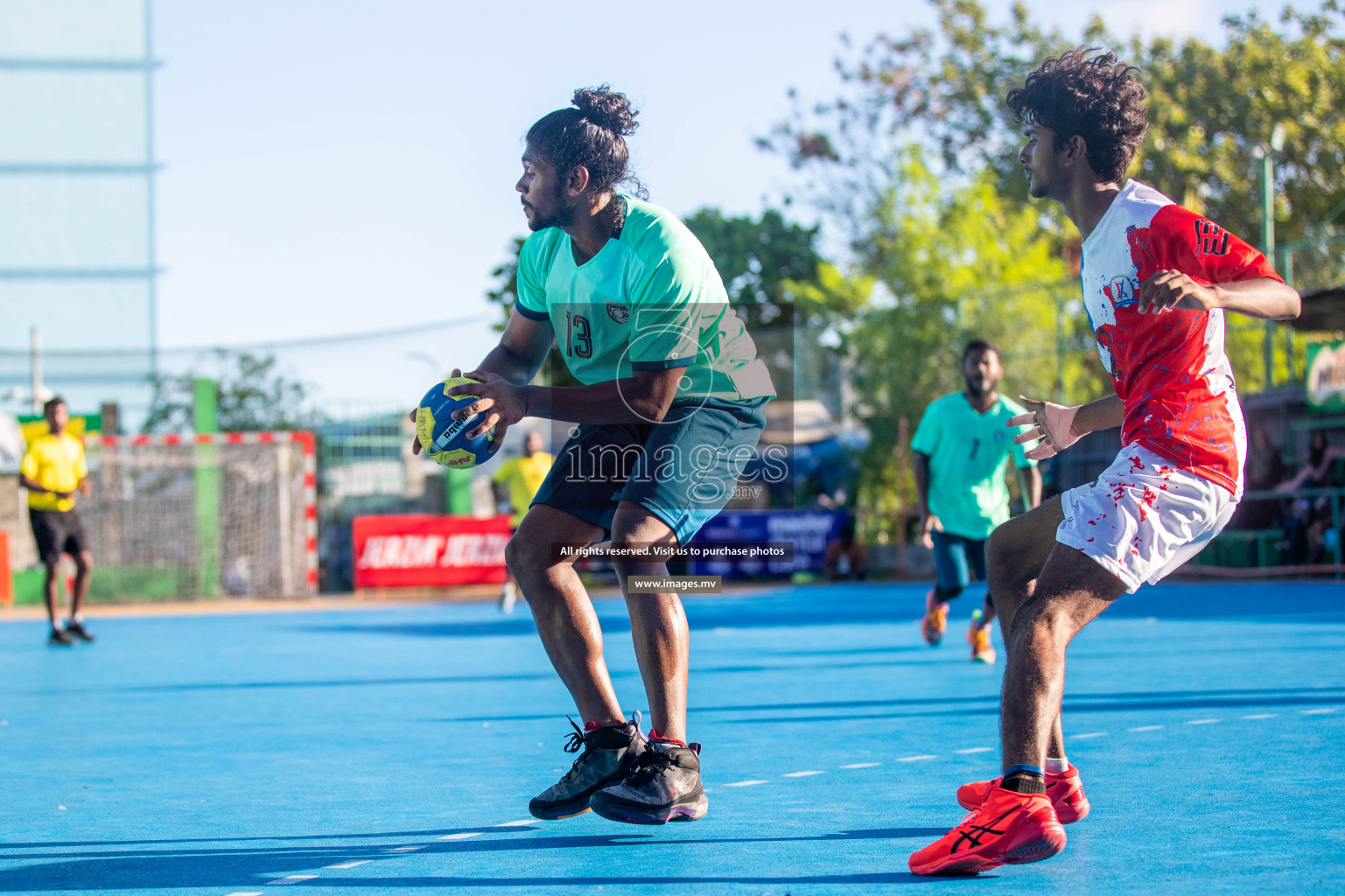 Day 6 of 6th MILO Handball Maldives Championship 2023, held in Handball ground, Male', Maldives on Thursday, 25th May 2023 Photos: Shuu Abdul Sattar/ Images.mv