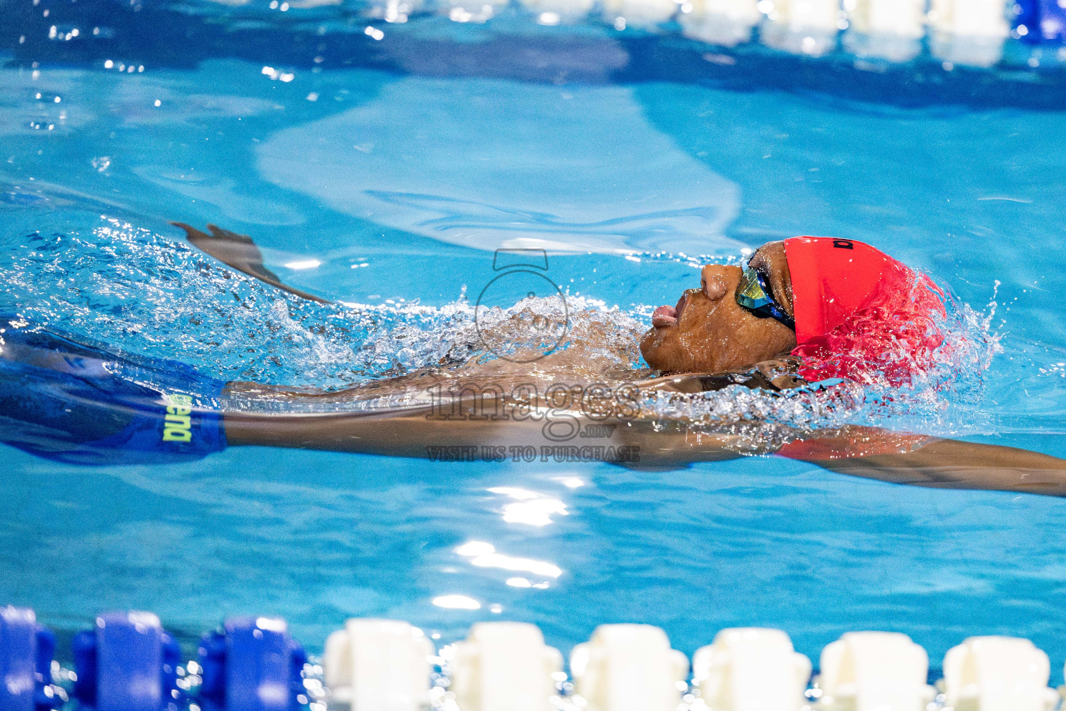 Day 5 of National Swimming Competition 2024 held in Hulhumale', Maldives on Tuesday, 17th December 2024. Photos: Hassan Simah / images.mv