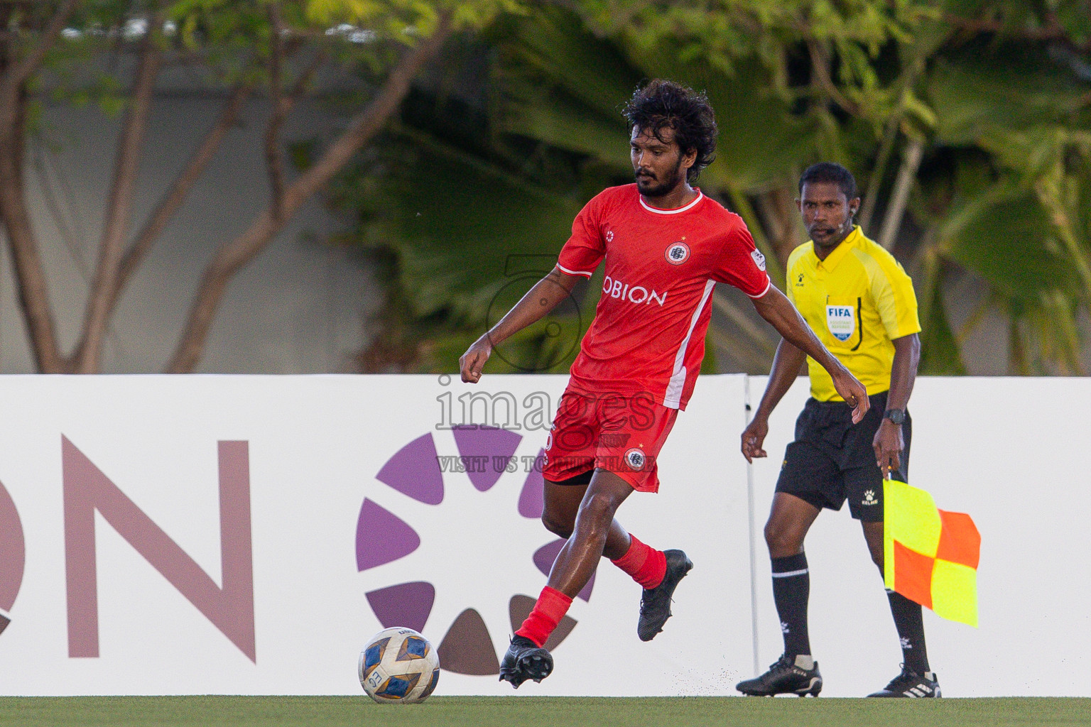 Semi Finals Match 01 Irumathi FC VS CC Sports Club in Day 7 of Eydhafushi Cup 2025 held in Eydhafushi Football Stadium at B. Eydhafushi, Maldives on Friday, 12th September 2025. Photos: Arif Rasheed / images.mv