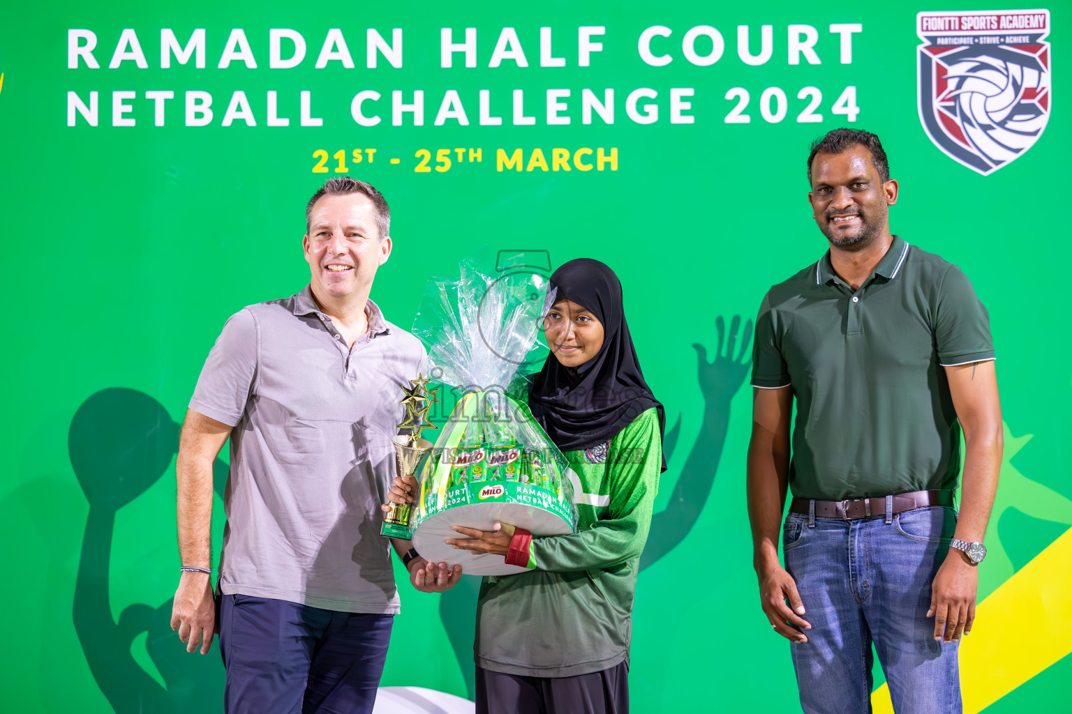 Finals of Milo Ramadan Half Court Netball Challenge on 24th March 2024, held in Central Park, Hulhumale, Male', Maldives
Photos: Ismail Thoriq / imagesmv