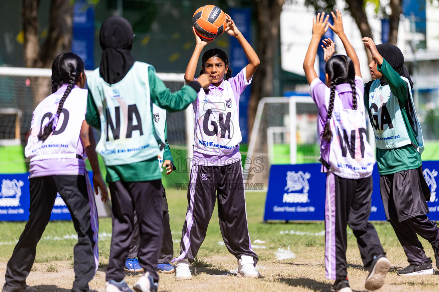 Day 3 of Nestle' Kids Netball Fiesta 2023 held in Henveyru Stadium, Male', Maldives on Saturday, 2nd December 2023. Photos by Nausham Waheed / Images.mv