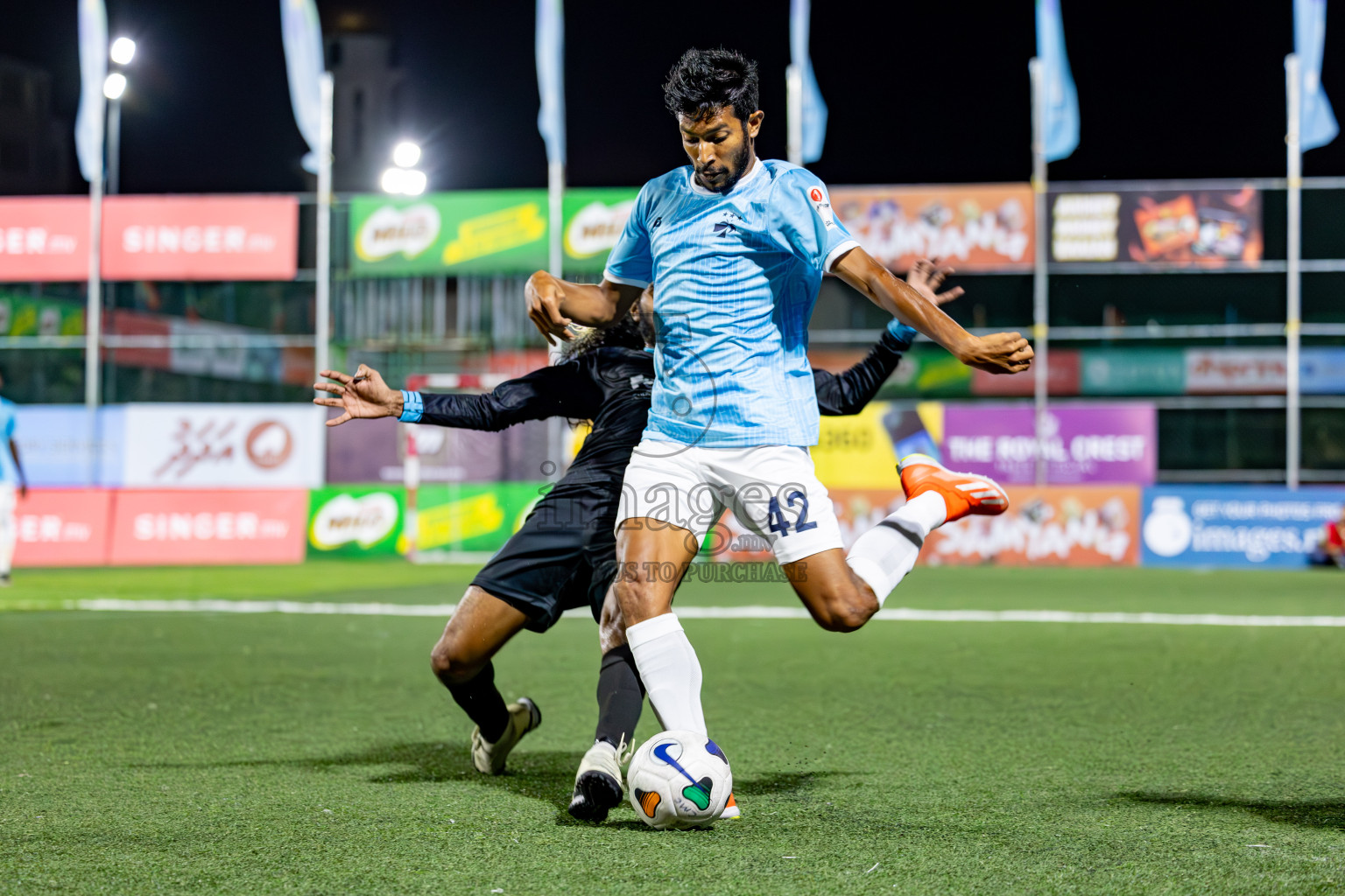 MACL vs Club TTS in Club Maldives Cup 2024 held in Rehendi Futsal Ground, Hulhumale', Maldives on Friday, 27th September 2024. 
Photos: Shuu Abdul Sattar / images.mv