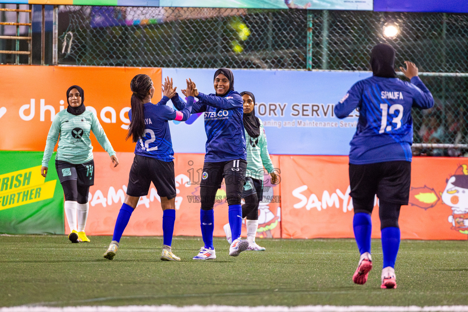 STELCO RECREATION CLUB vs TEAM DHARUMAVANTHA in Eighteen Thirty 2024 held in Rehendi Futsal Ground, Hulhumale', Maldives on Thursday, 5th September 2024. 
Photos: Hassan Simah / images.mv