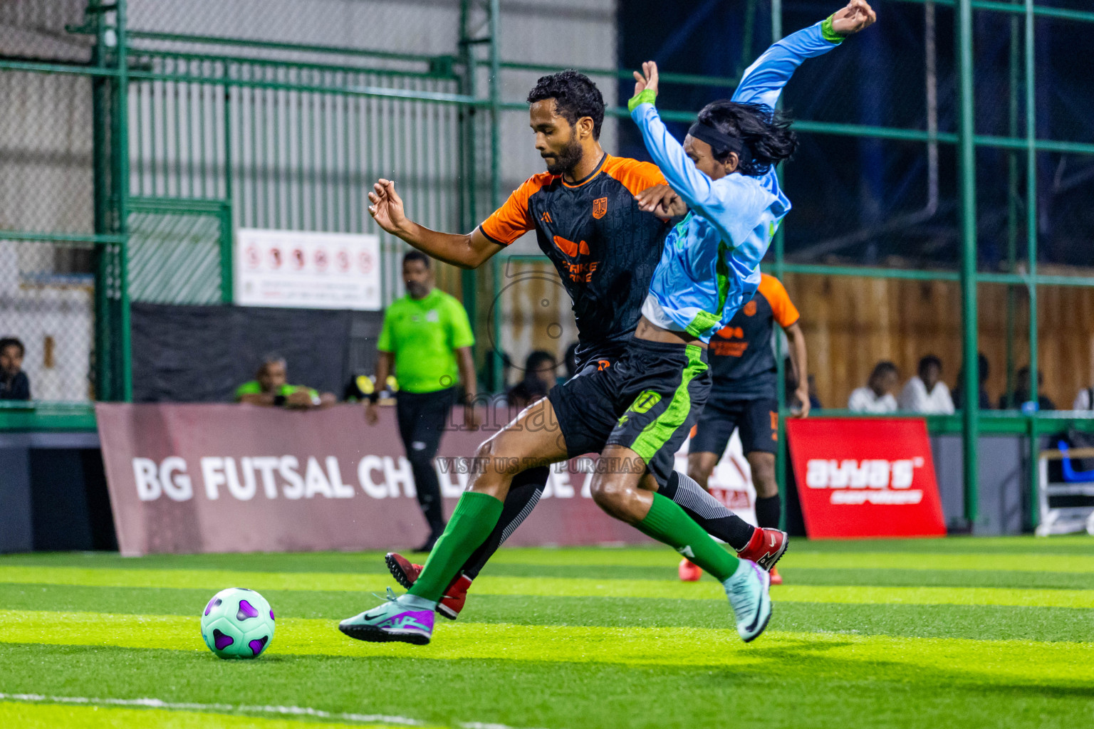 Baakee Sports Club vs FC Calms in Day 1 of BG Futsal Challenge 2024 was held on Thursday, 12th March 2024, in Male', Maldives Photos: Nausham Waheed / images.mv