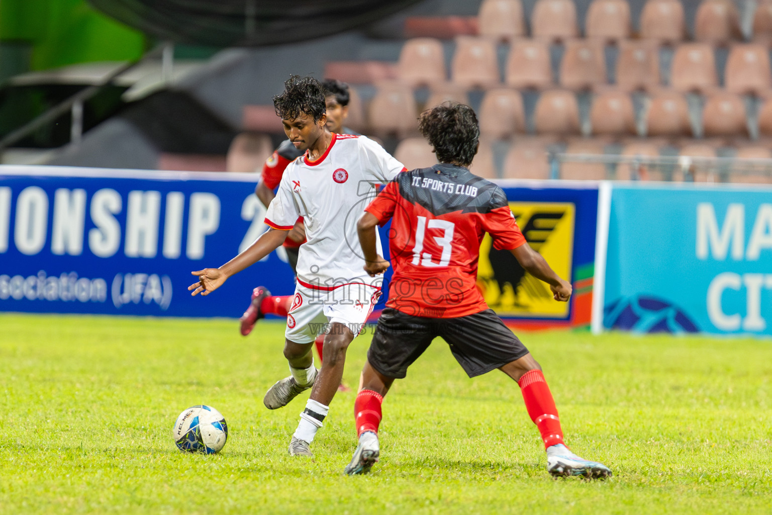 TC Sports Club vs Buru Sports Club in Under 19 Youth Championship 2024 was held at National Stadium in Male', Maldives on Wednesday, 12th June 2024. Photos: Mohamed Mahfooz Moosa / images.mv