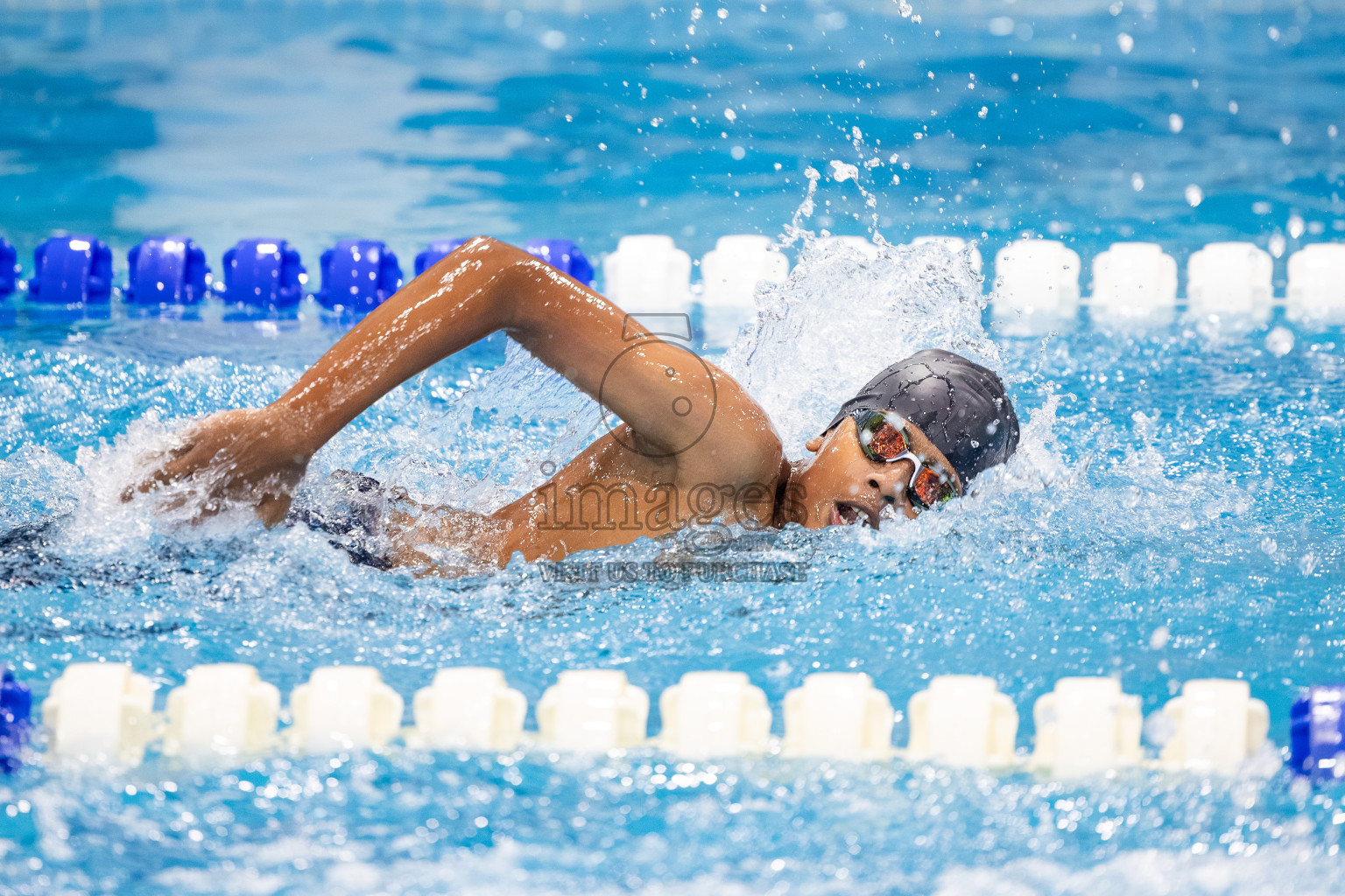 Day 4 of BML 21st Interschool Swimming Competition 2025 was held in Hulhumale' Swimming Pool, Hulhumale', Maldives on Tuesday, 14th October 2025. Photos: Mohamed Mahfooz Moosa / images.mv