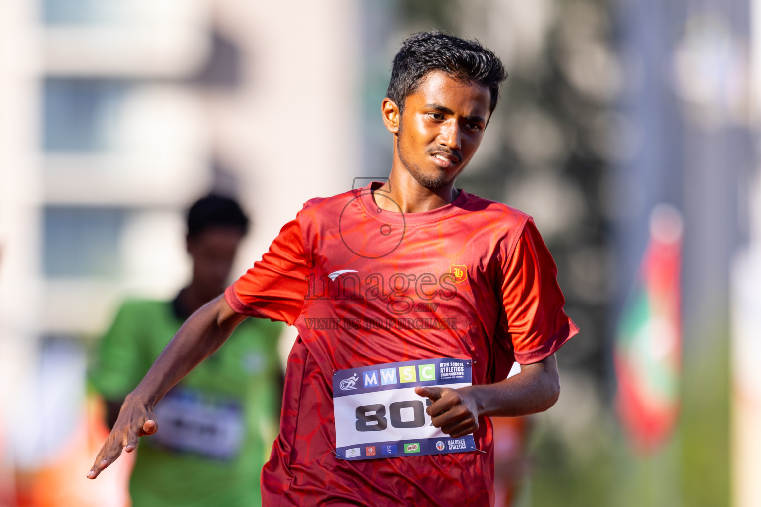 Day 1 of MWSC Interschool Athletics Championships 2024 held in Hulhumale Running Track, Hulhumale, Maldives on Saturday, 9th November 2024. Photos by: Ismail Thoriq / Images.mv