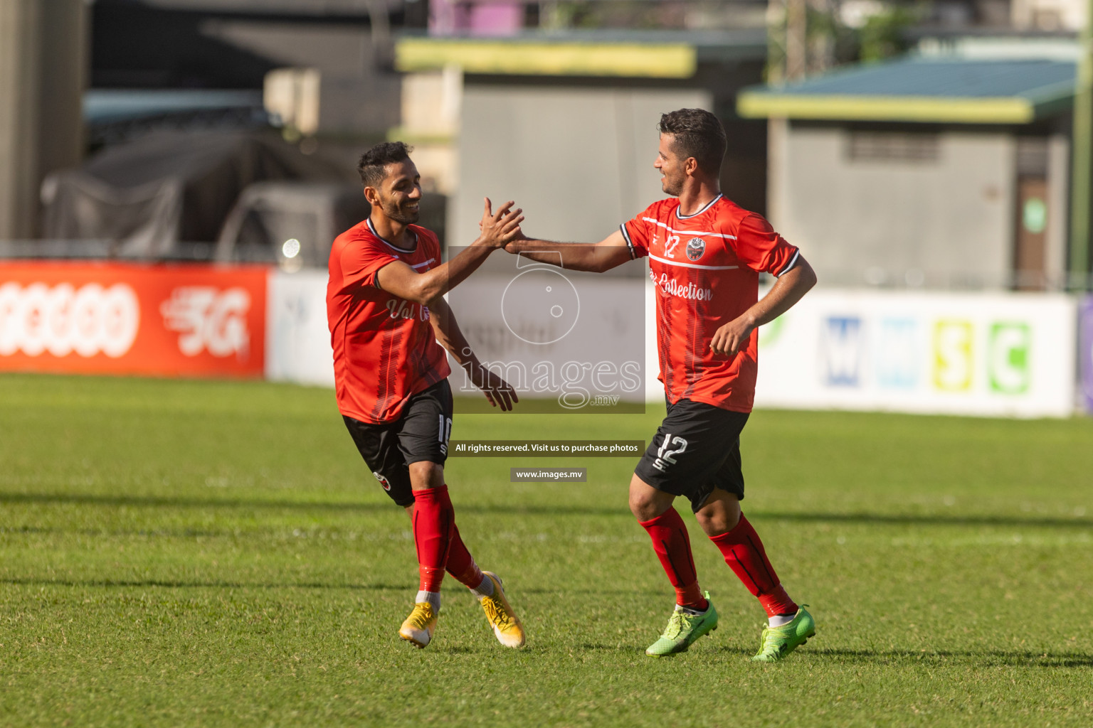 Biss Buru Sports vs JJ Sports Club  in 2nd Division 2022 on 14th July 2022, held in National Football Stadium, Male', Maldives Photos: Hassan Simah / Images.mv