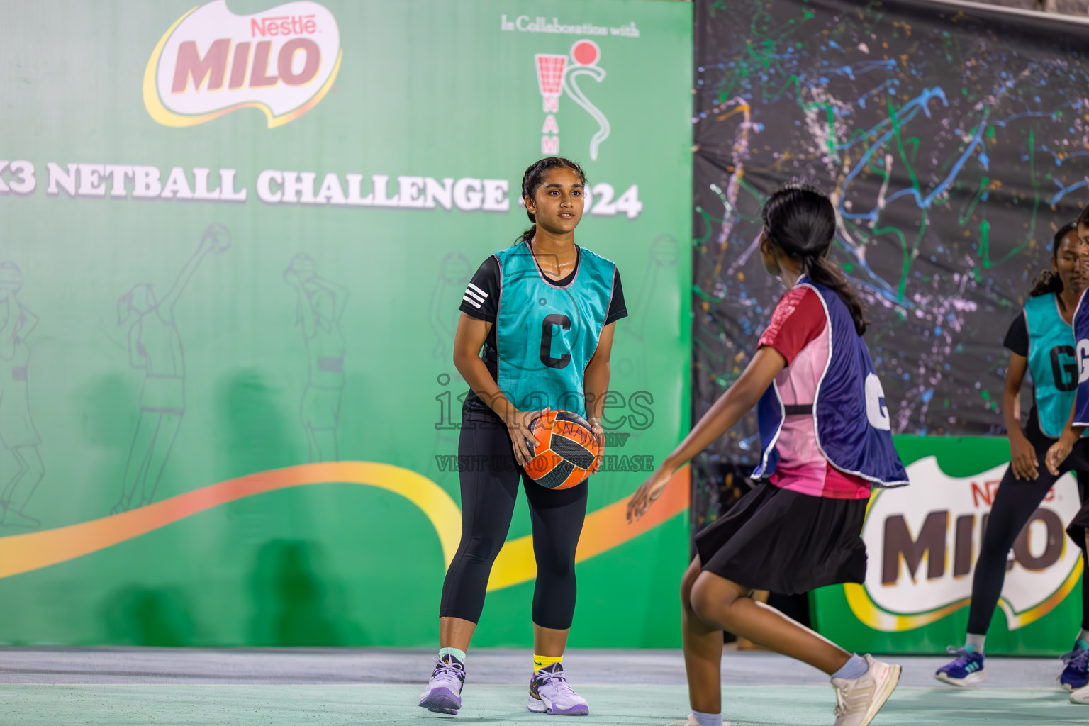 Day 1 of MILO 3x3 Netball Challenge 2024 was held in Ekuveni Netball Court at Male', Maldives on Thursday, 14th March 2024.
Photos: Ismail Thoriq / images.mv