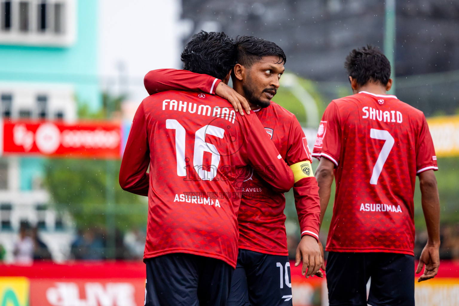 ADh Mandhoo vs ADh Mahibadhoo in Day 10 of Golden Futsal Challenge 2025 was held on Tuesday, 14th January 2025, in Hulhumale', Maldives Photos: Nausham Waheed / images.mv