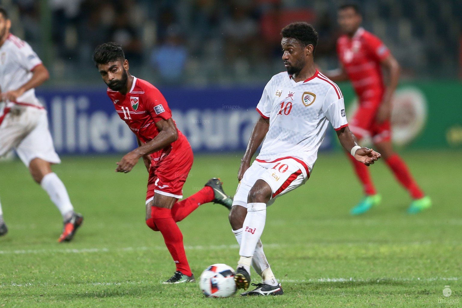 Asian Cup Qualifier between Maldives and Oman in National Stadium, on 10 October 2017 Male' Maldives. ( Images.mv Photo: Abdulla Abeedh )