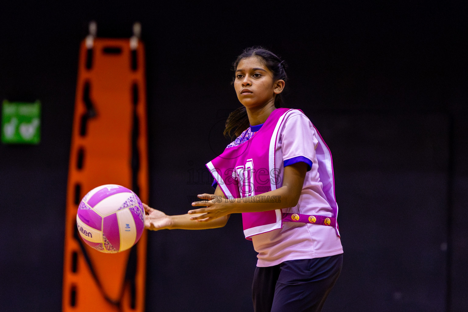 KYRC vs N Sports A in Day 5 of 24th Milo Netball Association Championship held in Social Center at Male', Maldives on Friday, 5th September 2025. Photos: Nausham Waheed / images.mv