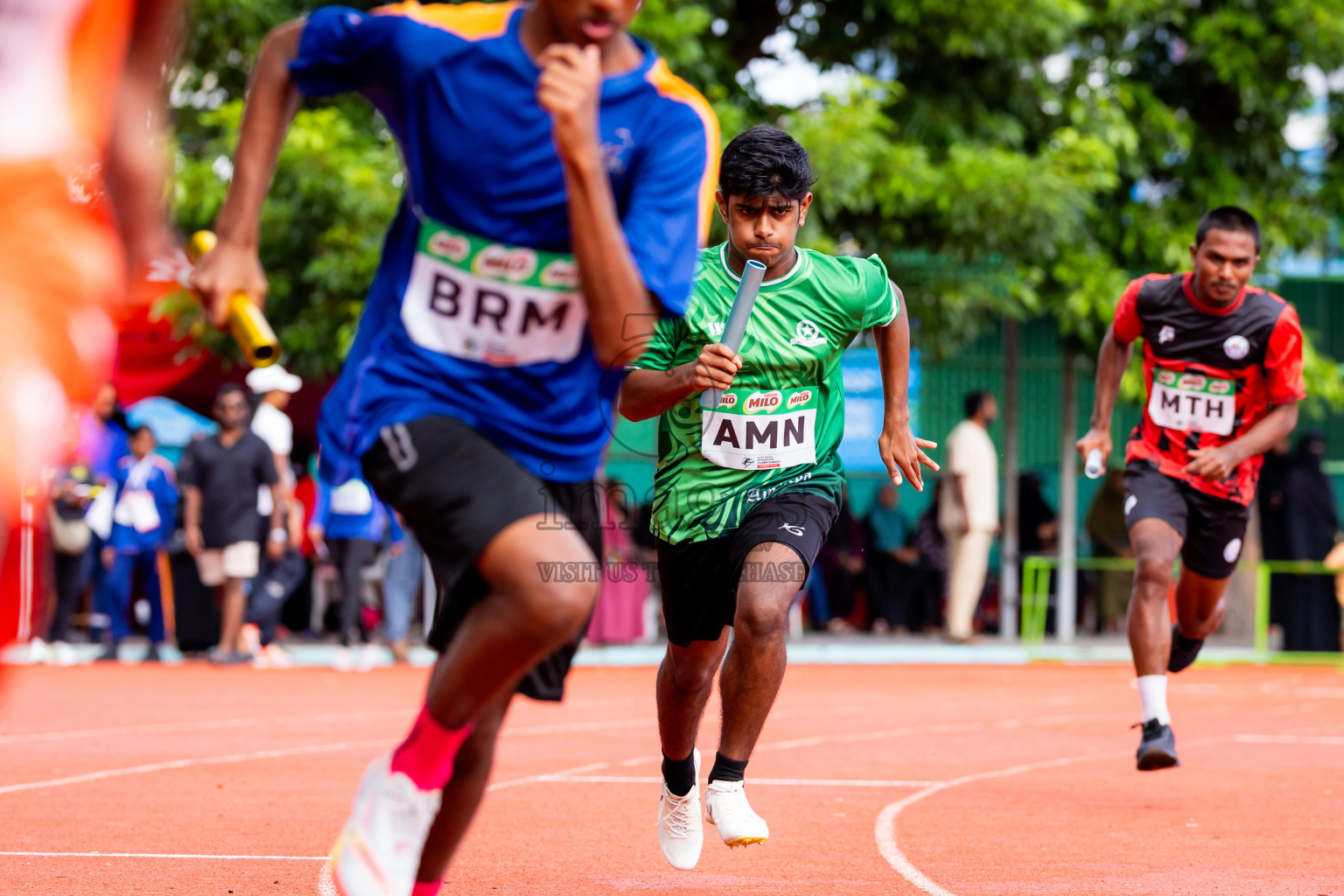Day 6 of Inter-school Athletics Championship 2025 held in Ekuveni Synthetic Track, Male', Maldives on Sunday, 12th October 2025. Photos by: Nausham Waheed / Images.mv