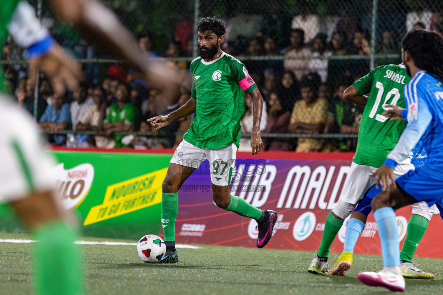 CLUB HDC vs CLUB FEN in Club Maldives Cup 2024 held in Rehendi Futsal Ground, Hulhumale', Maldives on Monday, 23rd September 2024. 
Photos: Mohamed Mahfooz Moosa / images.mv