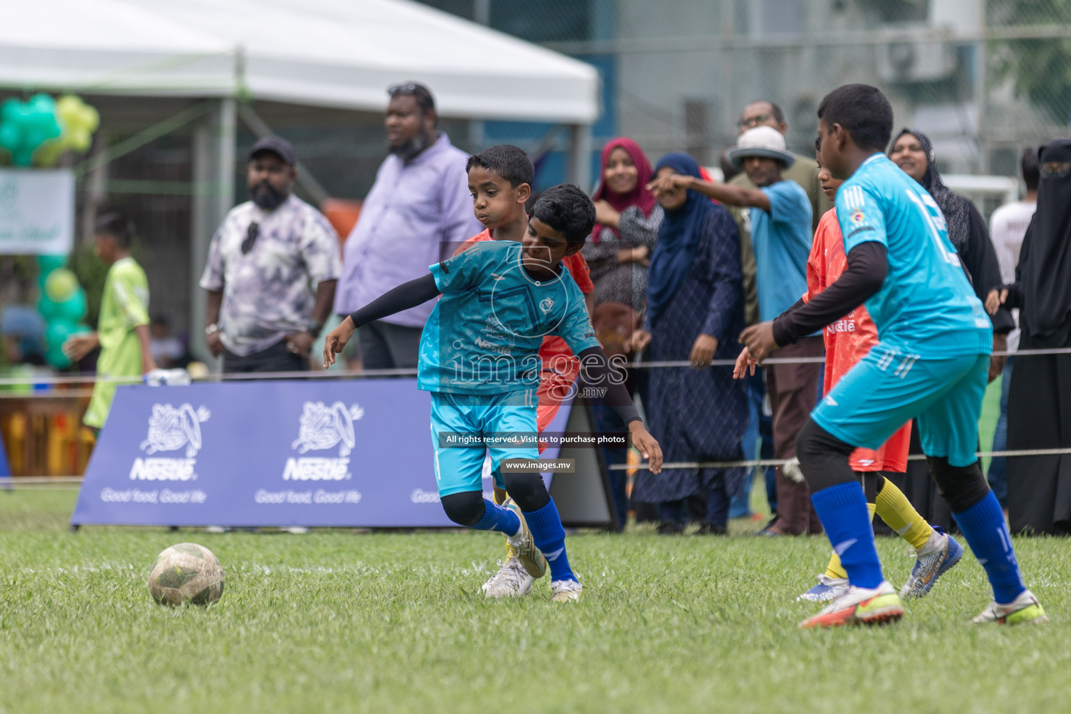 Day 1 of Nestle kids football fiesta, held in Henveyru Football Stadium, Male', Maldives on Wednesday, 11th October 2023 Photos: Shut Abdul Sattar/ Images.mv