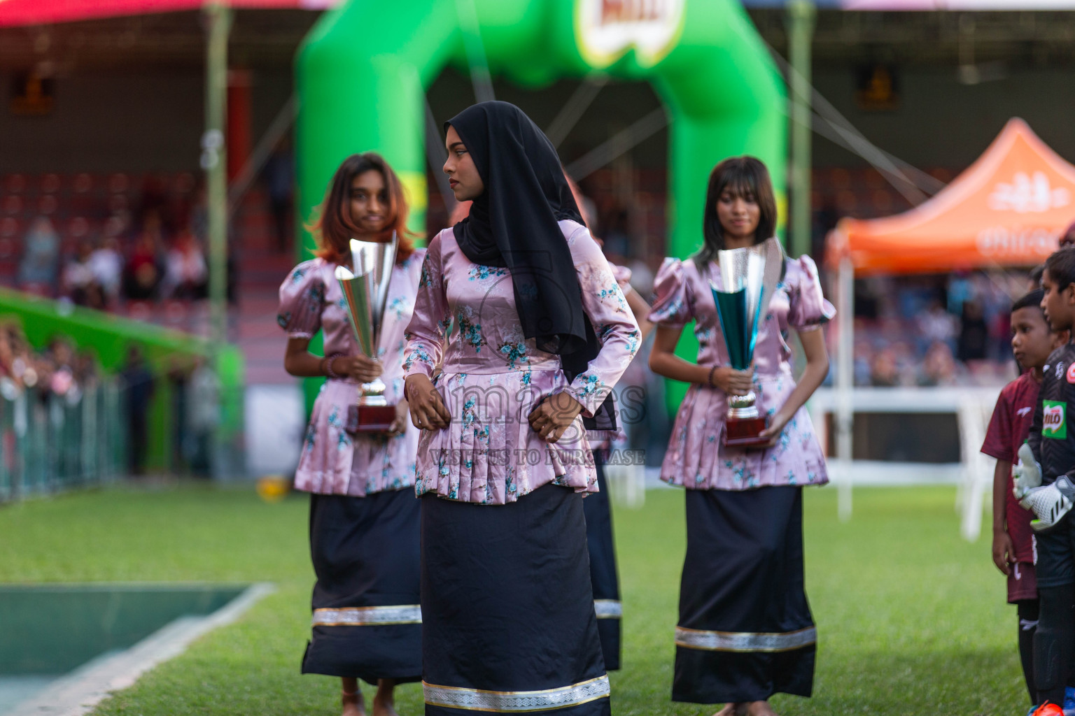 Day 1 of MILO Kids Football Fiesta was held at National Stadium in Male', Maldives on Friday, 23rd February 2024.