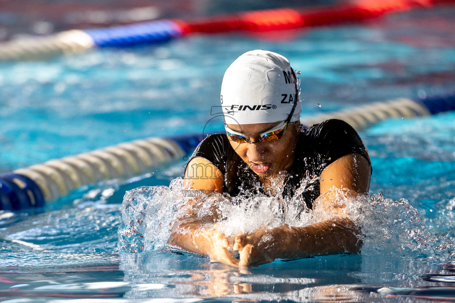 Day 7 of National Swimming Competition 2024 held in Hulhumale', Maldives on Thursday, 19th December 2024.
Photos: Ismail Thoriq / images.mv