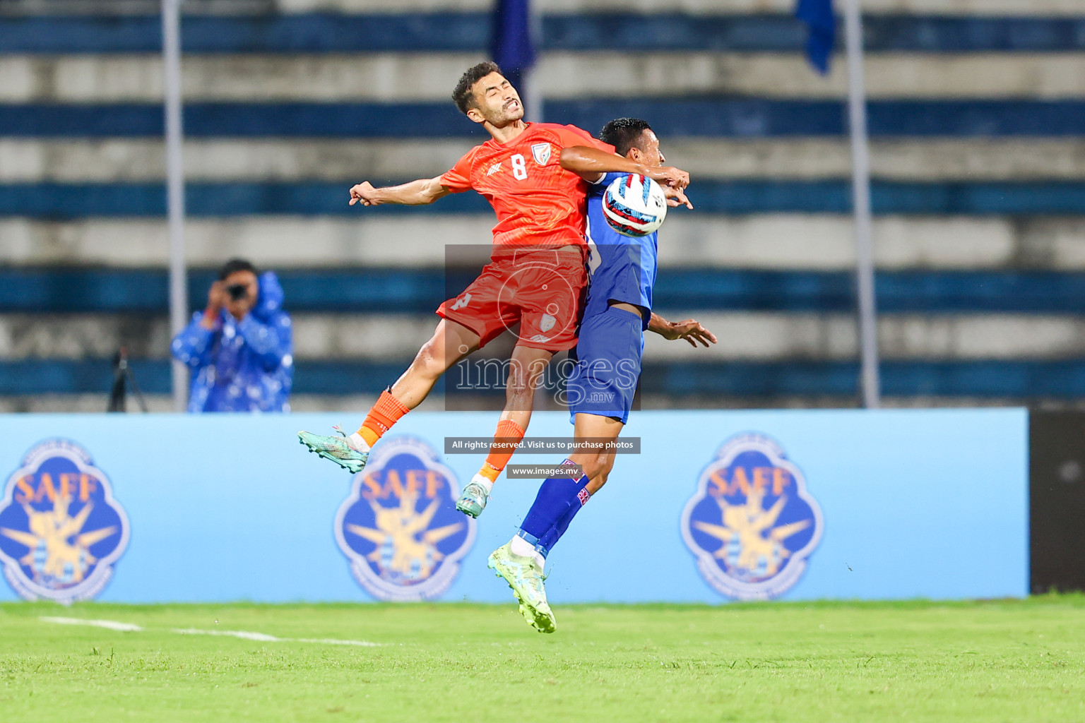 Nepal vs India in SAFF Championship 2023 held in Sree Kanteerava Stadium, Bengaluru, India, on Saturday, 24th June 2023. Photos: Nausham Waheed, Hassan Simah / images.mv