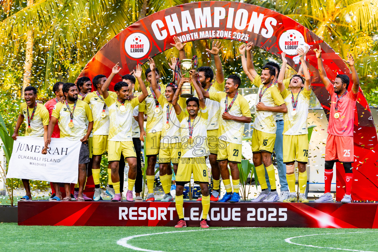 Jumeirah vs Varu in Final of Resort League 2025 (North Male Zone) was held on Saturday, 27th September 2025 in One And Only Reethi Rah Maldives Resort, Photos: Nausham Waheed / images.mv