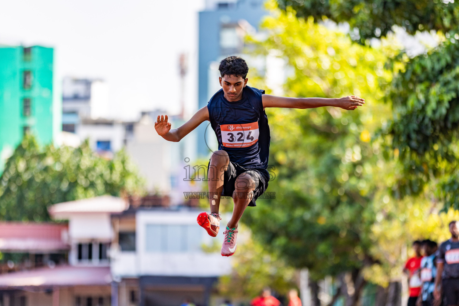 National Athletics Championship / 2025 was held at Ekuveni Cricket Ground in Male', Maldives on Thursday, 14th August 2025. Photos: Areef Adam / images.mv