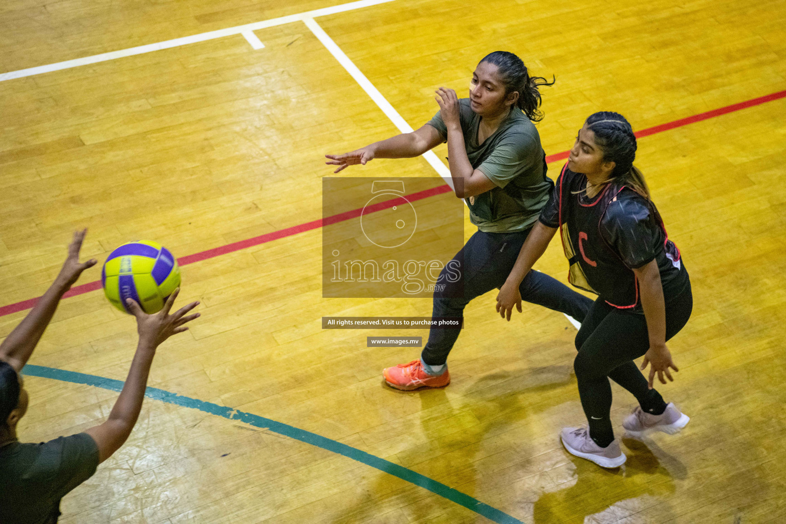 Kulhudhuffushi Youth & R.C vs Club Green Streets in the Finals of Milo National Netball Tournament 2021 (Women's) held on 5th December 2021 in Male', Maldives Photos: Ismail Thoriq / images.mv