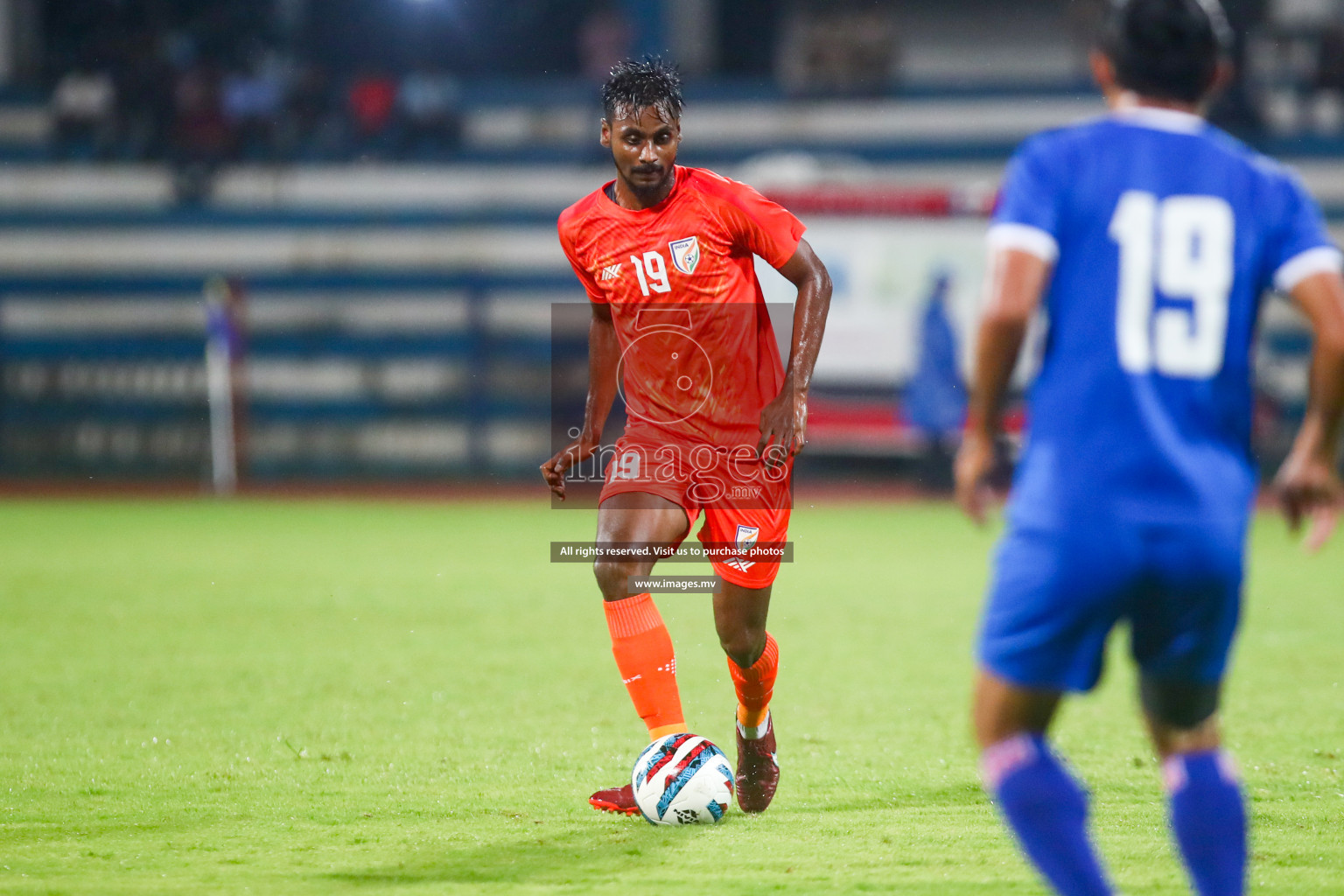 Nepal vs India in SAFF Championship 2023 held in Sree Kanteerava Stadium, Bengaluru, India, on Saturday, 24th June 2023. Photos: Hassan Simah / images.mv