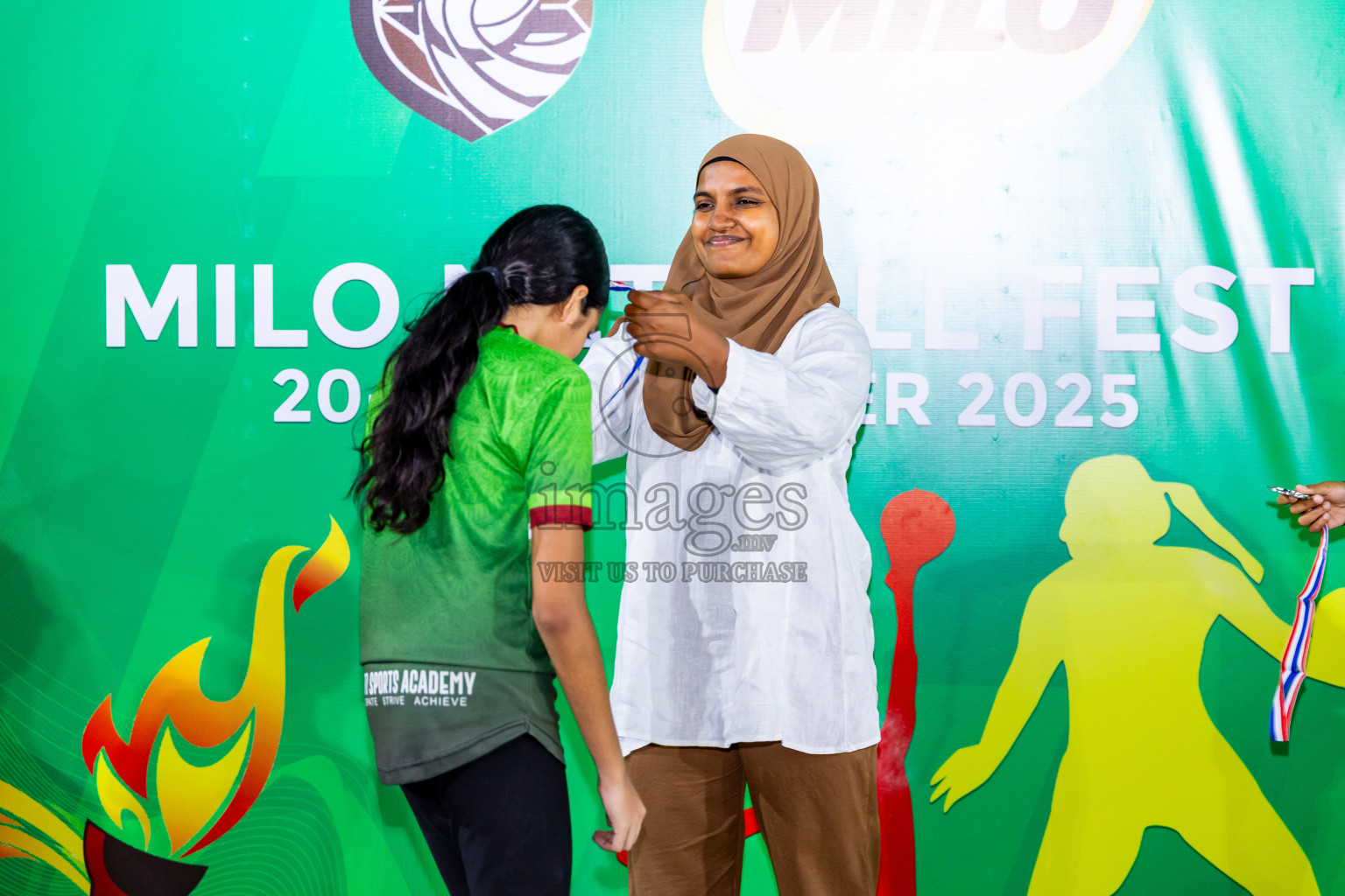 Day 2 of MILO Netball Fest 2025 was held in Cental Park, Hulhumale', Maldives on Friday, 21st November 2025. Photos: Nausham Waheed / images.mv