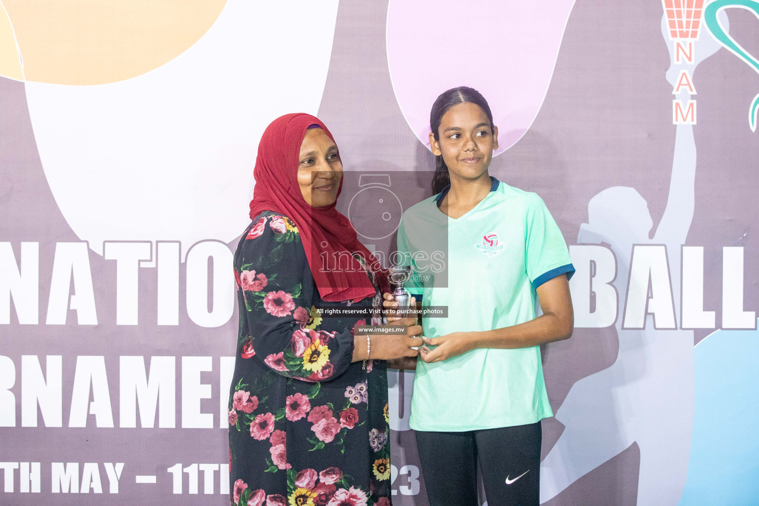 Day 5 of 20th Milo National Netball Tournament 2023, held in Synthetic Netball Court, Male', Maldives on 3rd  June 2023 Photos: Nausham Waheed/ Images.mv