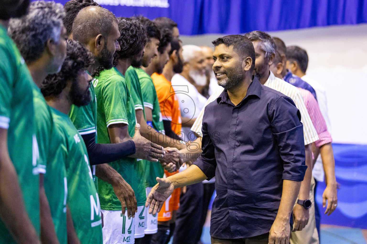 Final of Men's Division of Volleyball Association Cup 2023 held in Male', Maldives on Wednesday, 10th January 2024 at Social Center Indoor Hall Photos By: Nausham Waheed /images.mv