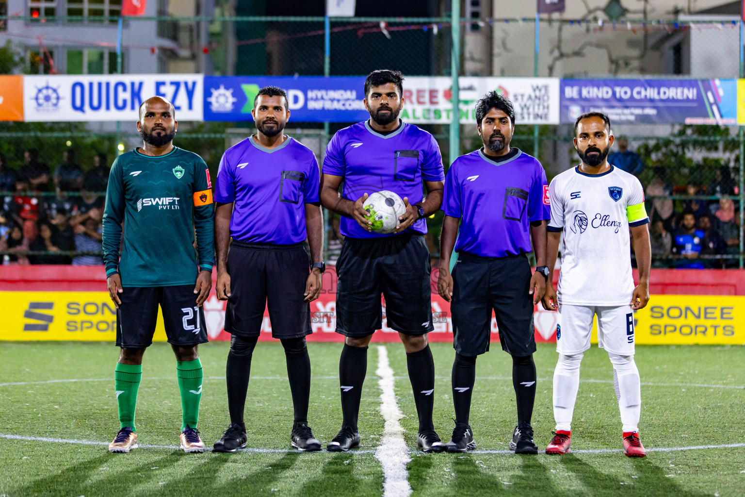 M Maduvvari VS M Veyvah in Day 25 of Golden Futsal Challenge 2024 was held on Thursday , 8th February 2024 in Hulhumale', Maldives Photos: Nausham Waheed / images.mv