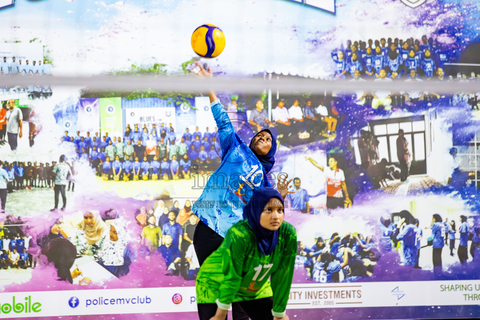 U19 Male and Atoll Girl's Finals in Day 9 of Interschool Volleyball Tournament 2024 was held in ABC Court at Male', Maldives on Saturday, 30th November 2024. Photos: Hassan Simah / images.mv