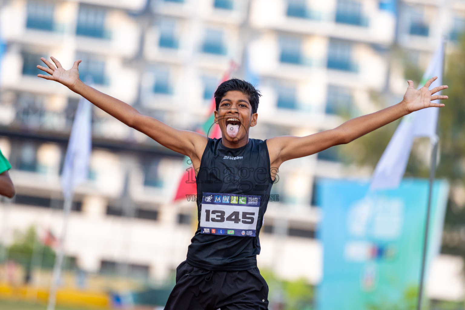 Day 5 of MWSC Interschool Athletics Championships 2024 held in Hulhumale Running Track, Hulhumale, Maldives on Wednesday, 13th November 2024. Photos by: Ismail Thoriq / Images.mv