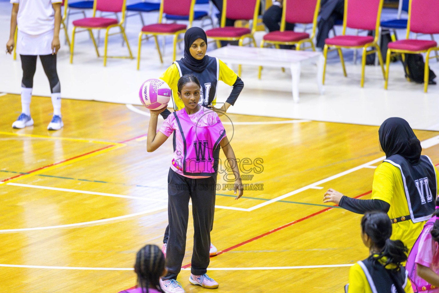 KYRC vs Xenith SC in Day 6 of 24th Milo Netball Association Championship held in Social Center at Male', Maldives on Saturday, 6th September 2025. Photos: Yasna Ahmed / images.mv