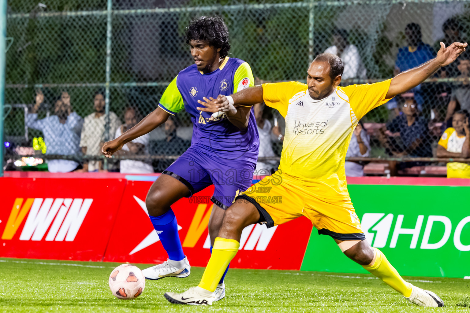 Club Immigration vs Baros Maldives in Day 1 of Club Maldives Cup 2025 was held in Rehendi Futsal Ground, Hulhumale', Maldives on Sunday, 28th September 2025. Photos: Nausham Waheed / images.mv
