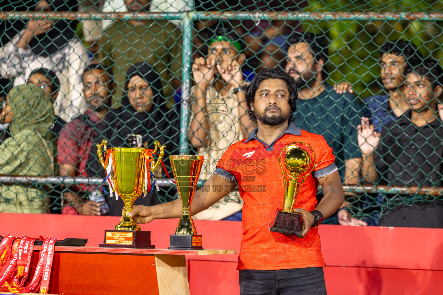 N Holhudhoo vs N Miladhoo in Noonu Atoll Final in Day 24 of Golden Futsal Challenge 2025 was held on Tuesday , 28th January 2025, in Hulhumale', Maldives. Photos: Ismail Thoriq / images.mv