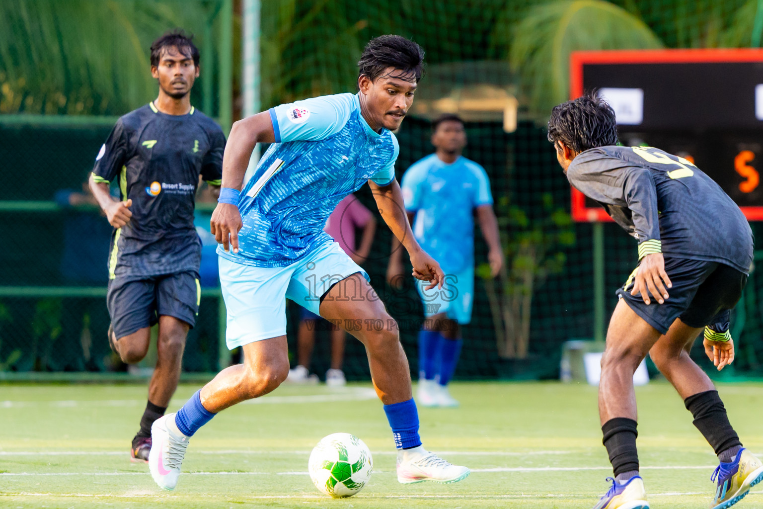 Kuramathi vs Lily Beach in Day 3 of Resort League 2025 (Ari Zone) was held on Sunday, 22nd June 2025 in Conrad Maldives Rangali Island, Alif Dhaalu Atoll, Maldives. Photos: Nausham Waheed / images.mv