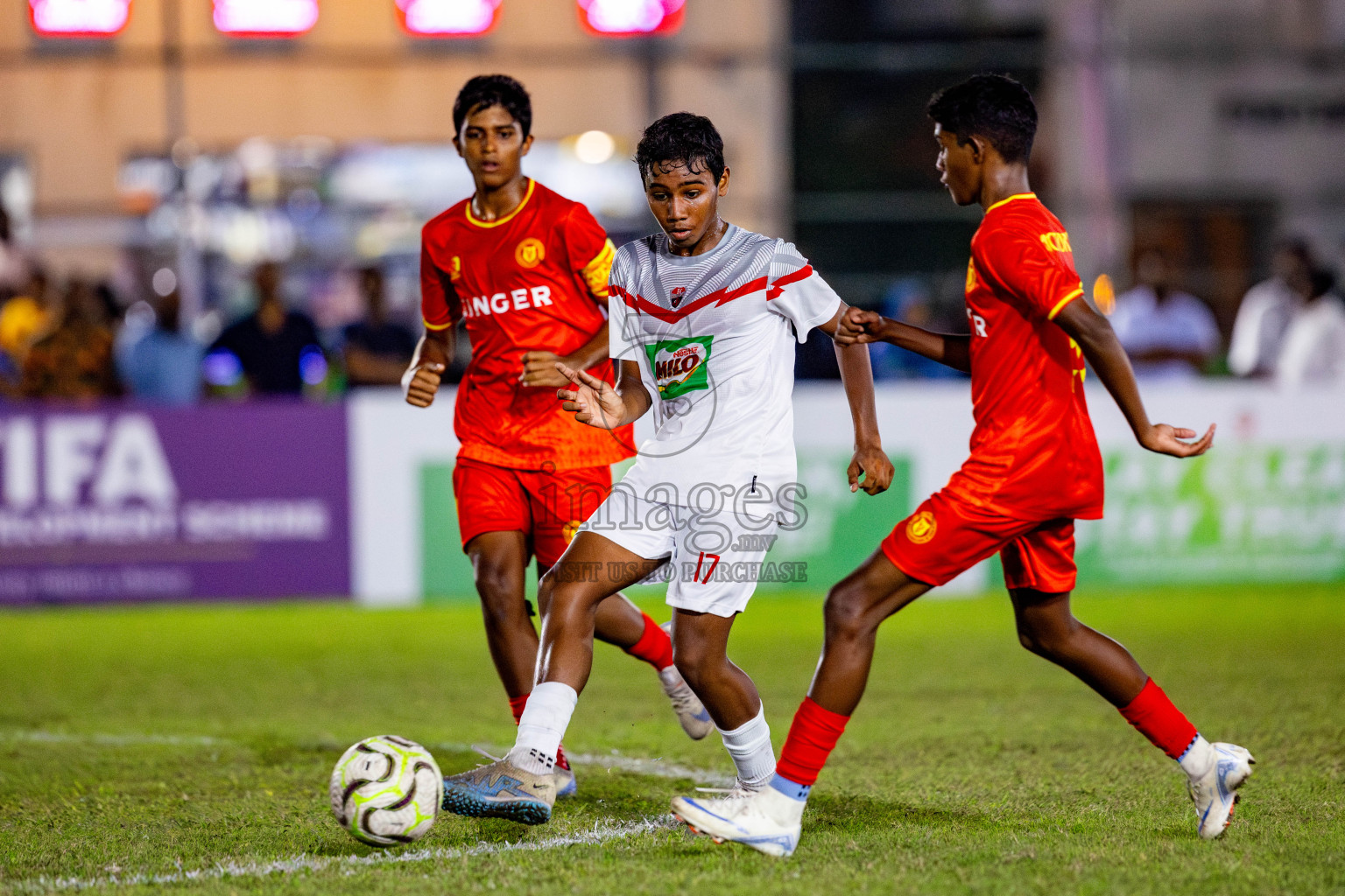 Under 14 Victory vs TC on day 3 of Dhivehi Youth League 2024 held at Henveiru Stadium on Saturday, 23rd November 2024. Photos: Nausham Waheed/ Images.mv