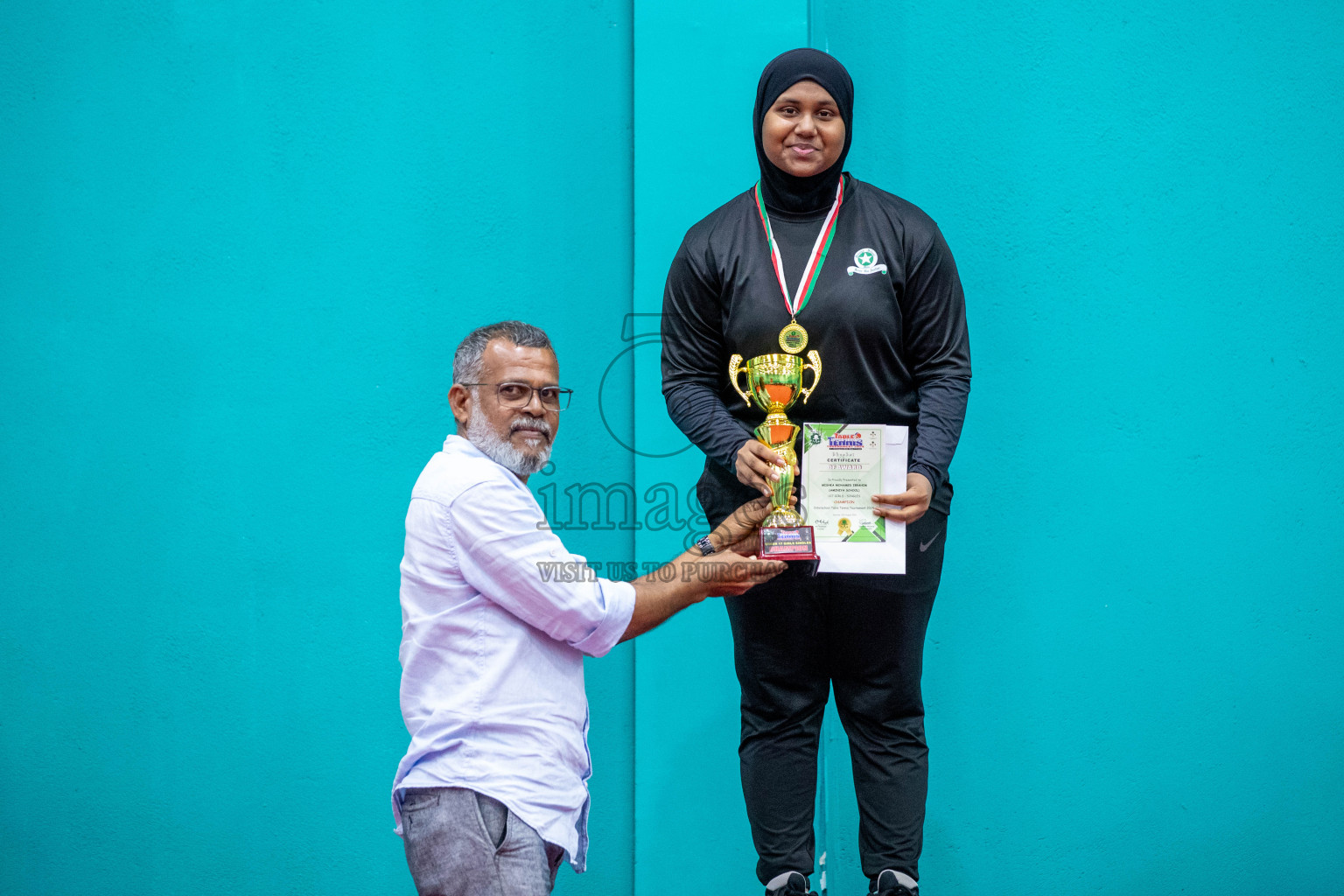 Senior Finals and Awarding ceremony of Interschool Table Tennis Tournament 2024 was held in Male' TT Hall, Male', Maldives on Saturday, 10th August 2024.
Photos: Ismail Thoriq / images.mv