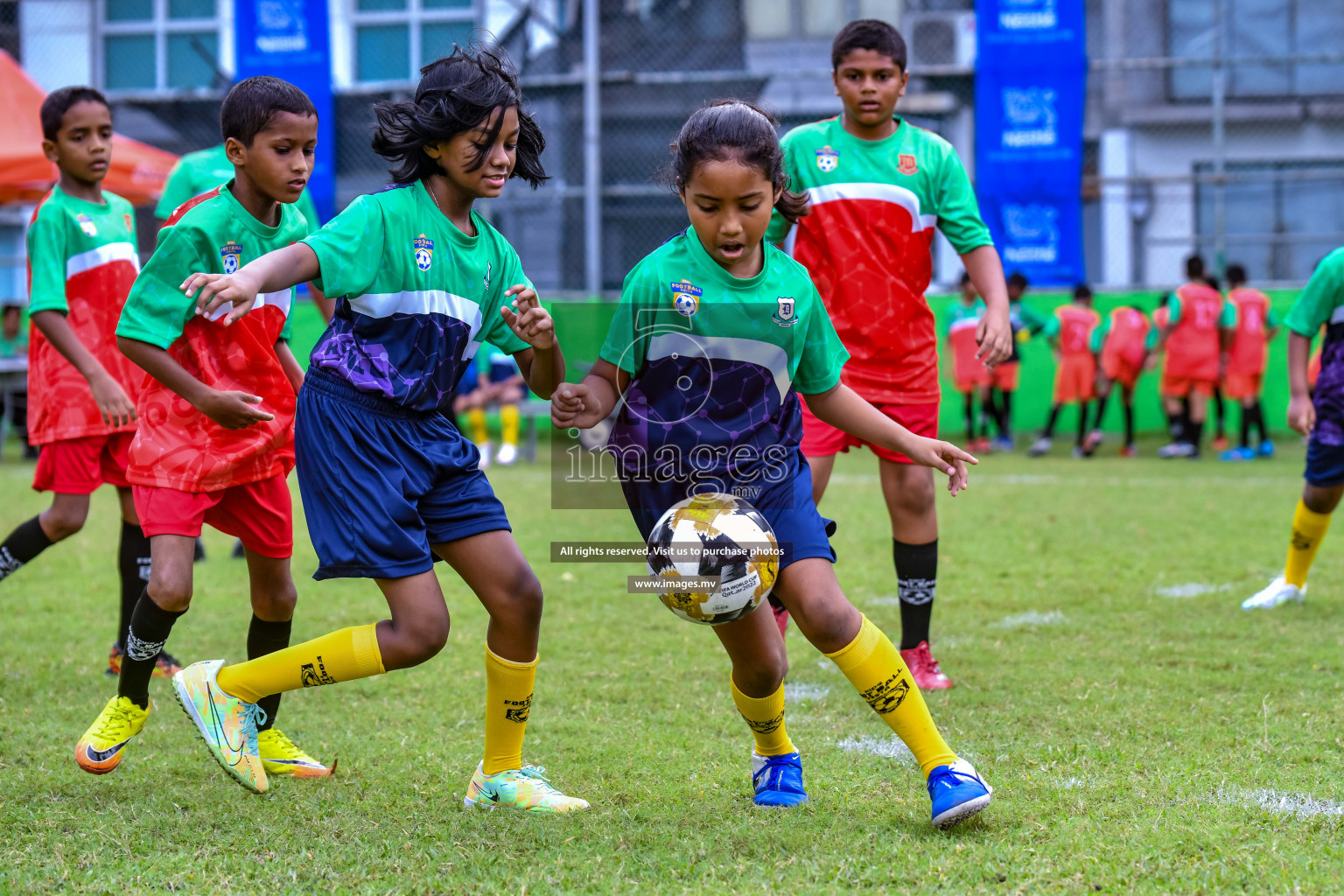 Day 1 of Milo Kids Football Fiesta 2022 was held in Male', Maldives on 19th October 2022. Photos: Nausham Waheed/ images.mv