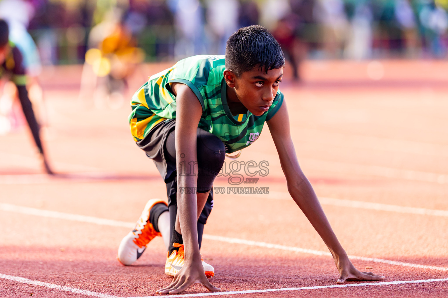 Day 1 of Inter-school Athletics Championship 2025 held in Ekuveni Synthetic Track, Male', Maldives on Monday, 06th October 2025. Photos by: Nausham Waheed / Images.mv