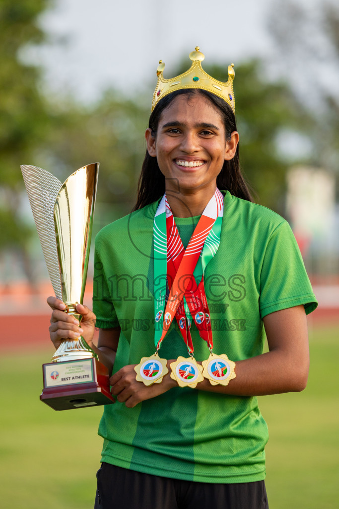 Day 3 of 33rd National Athletics Championship was held in Ekuveni Track at Male', Maldives on Saturday, 7th September 2024. Photos: Suaadh Abdul Sattar / images.mv