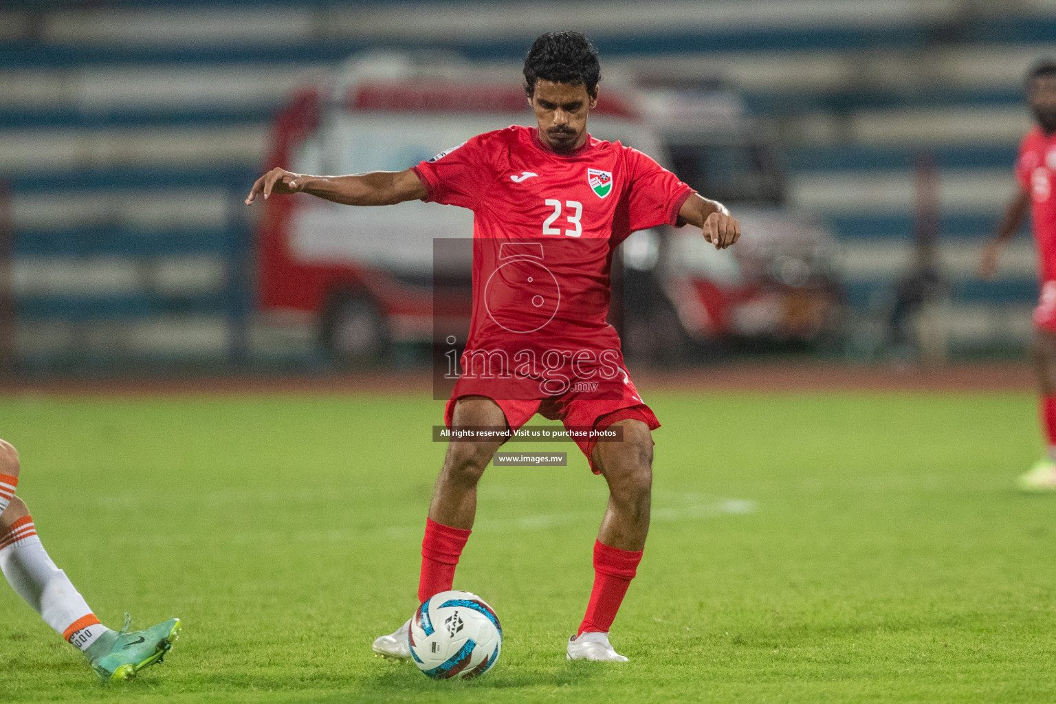 Maldives vs Bhutan in SAFF Championship 2023 held in Sree Kanteerava Stadium, Bengaluru, India, on Wednesday, 22nd June 2023. Photos: Nausham Waheed / images.mv