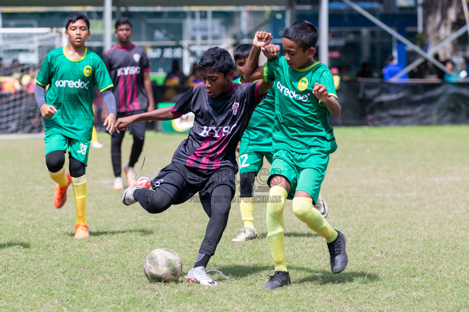 Day 3 of MILO Academy Championship 2024 - U12 was held at Henveiru Grounds in Male', Maldives on Saturday, 6th July 2024. Photos: Mohamed Mahfooz Moosa / images.mv