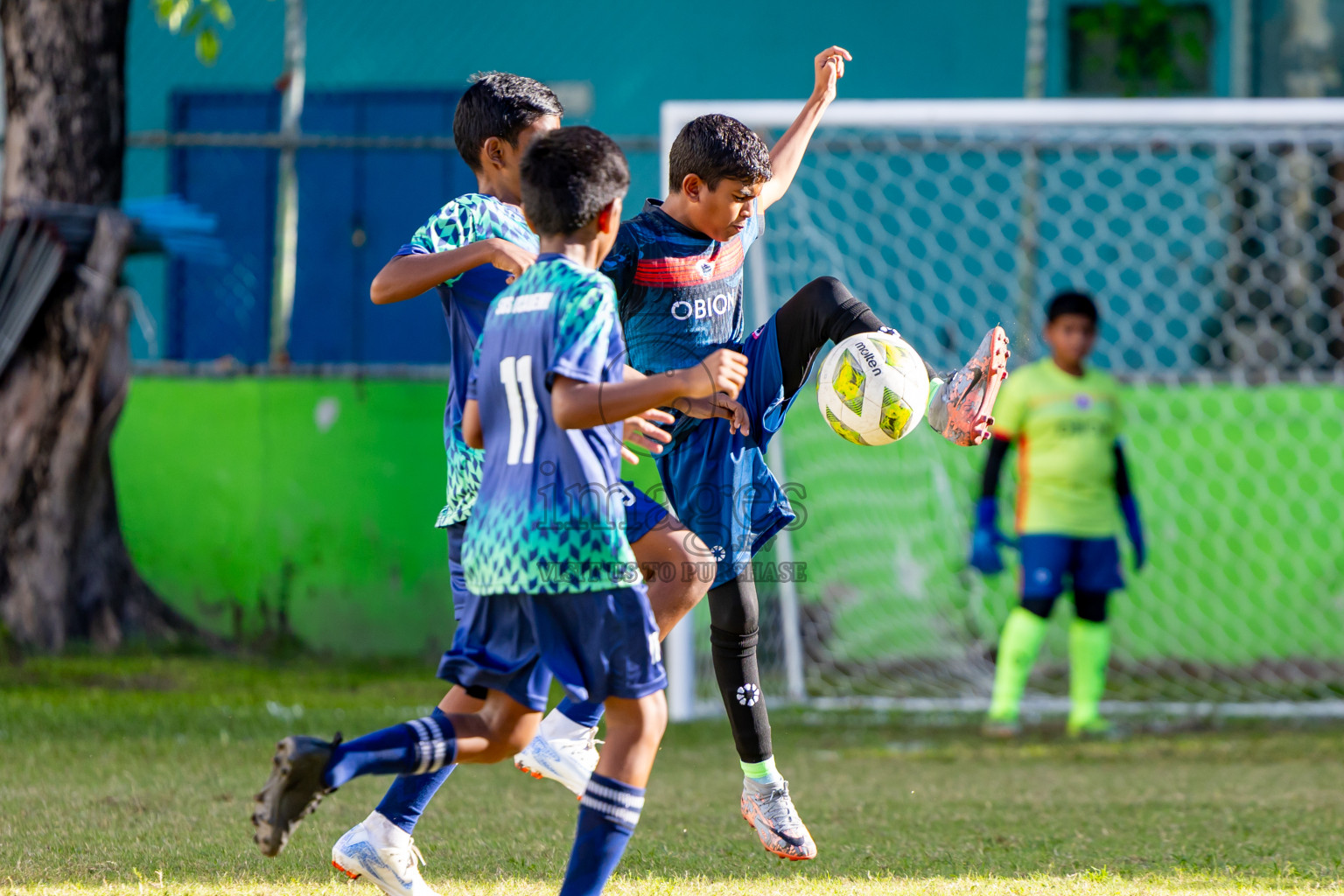 Day 2 of MILO Academy Championship 2025 (U-12) was held at Henveiru Stadium in Male', Maldives on Friday, 2nd May 2025. Photos: Nausham Waheed  / images.mv